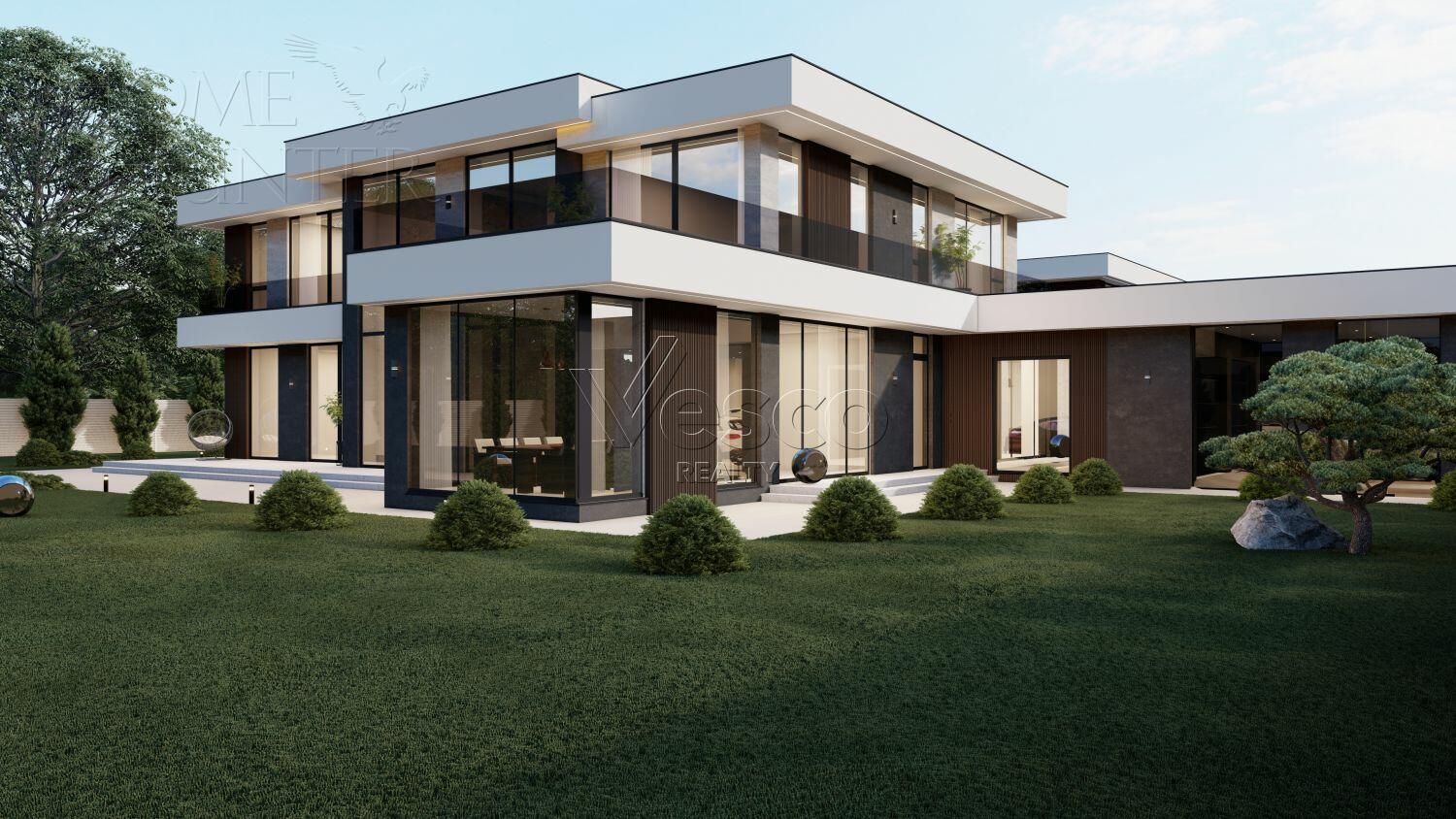 2-этажный коттедж 621 м² без отделки