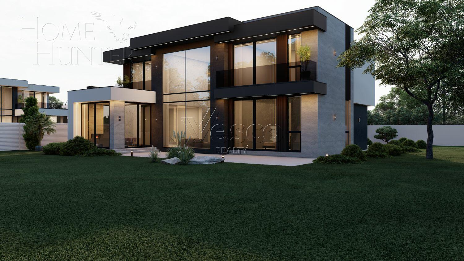 2-этажный коттедж 435 м² без отделки