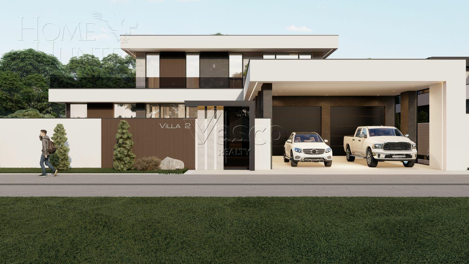 2-этажный коттедж 621 м² без отделки