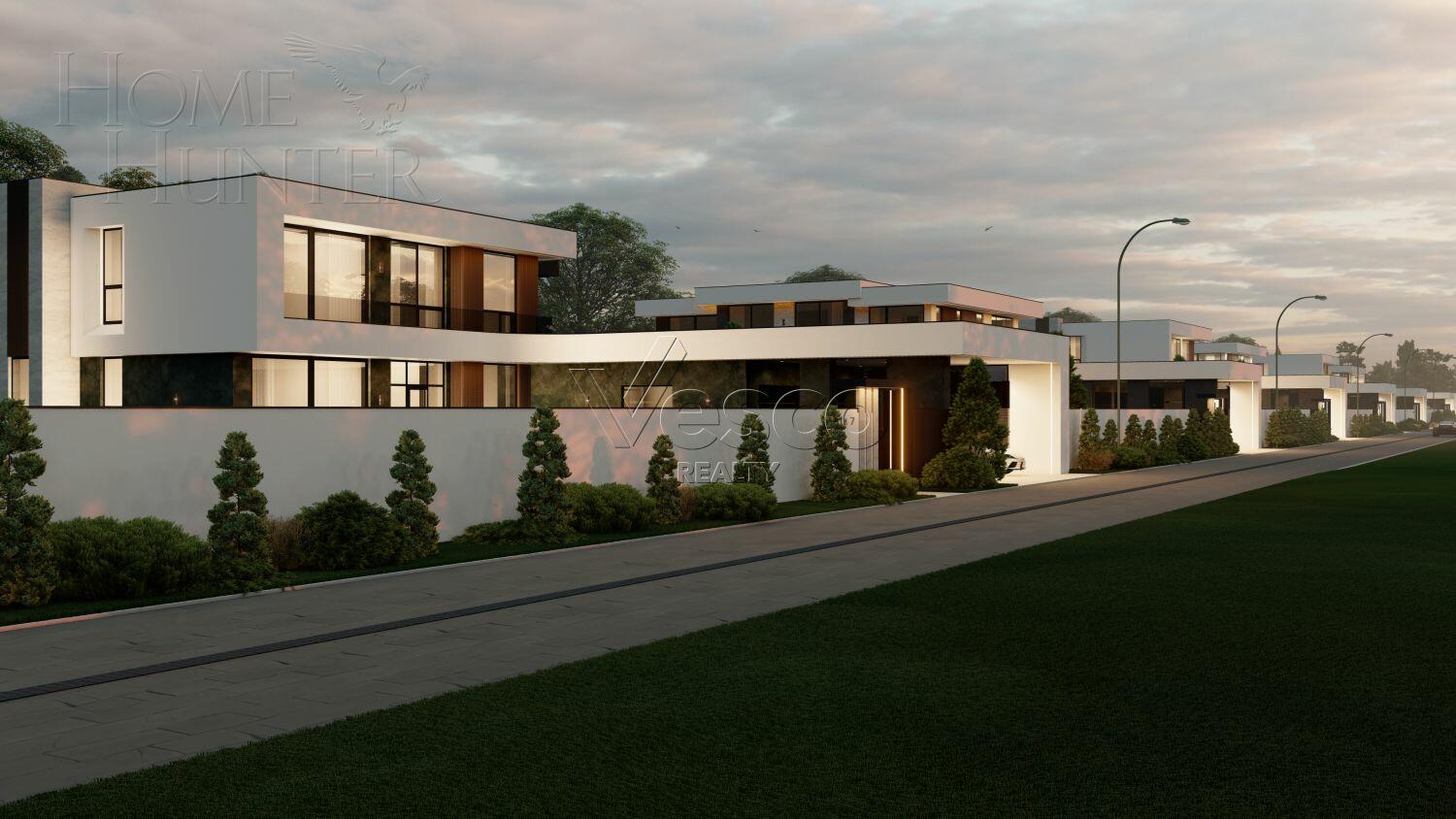 2-этажный коттедж 550 м² без отделки