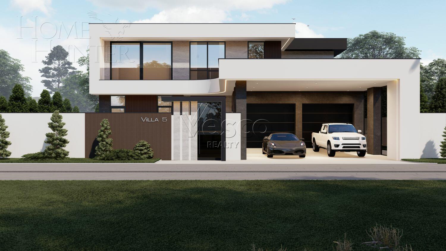 2-этажный коттедж 435 м² без отделки