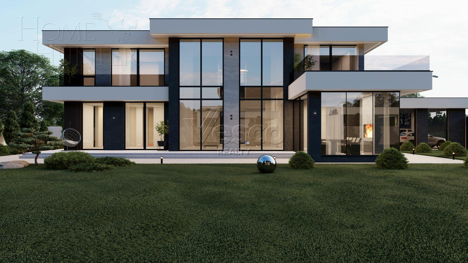 2-этажный коттедж 621 м² без отделки