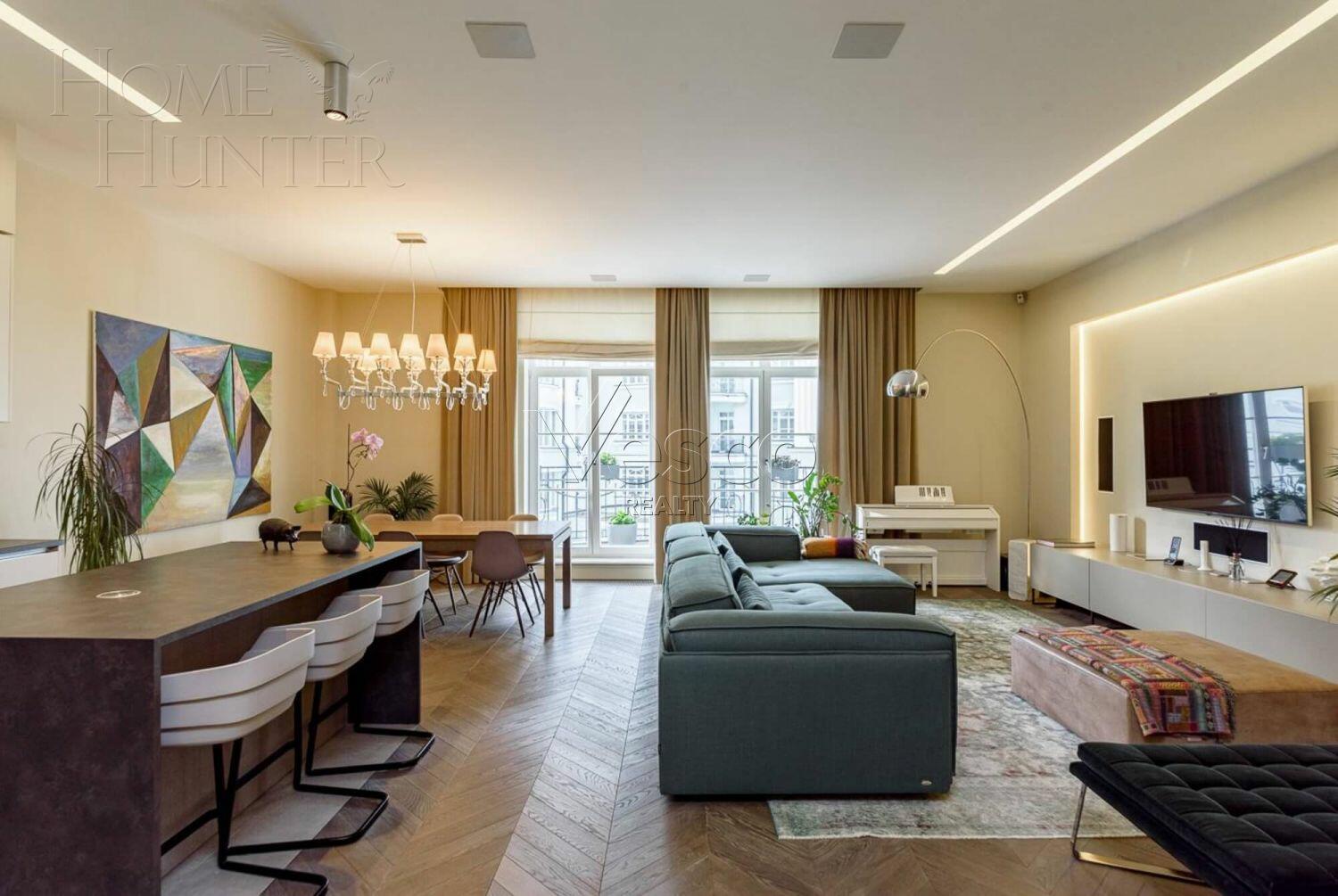 4-КОМН. КВАРТИРА С ОТДЕЛКОЙ 174 М² НА 3 ЭТАЖЕ