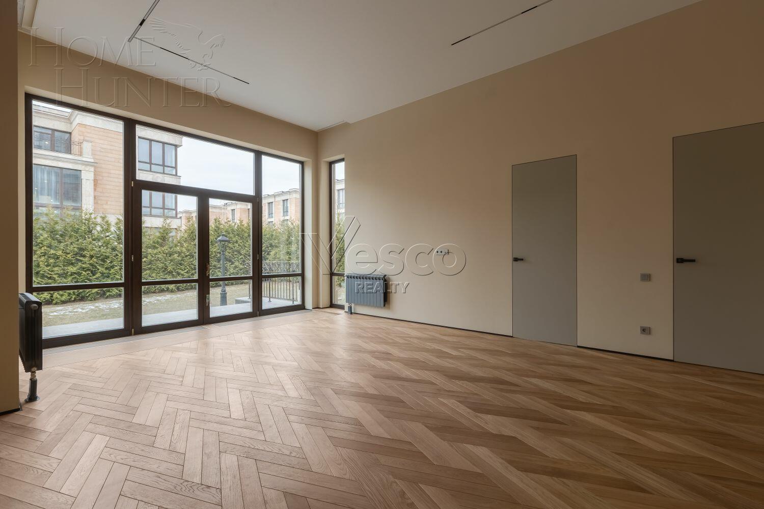 4-КОМН. АПАРТАМЕНТЫ БЕЗ ОТДЕЛКИ 181 М² НА 1 ЭТАЖЕ