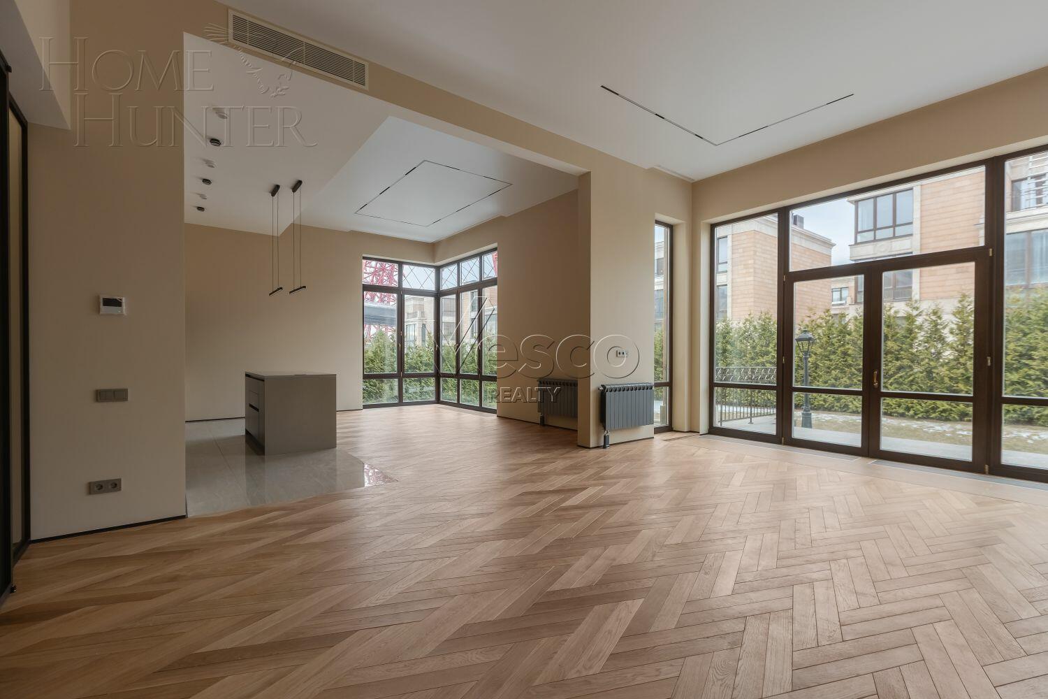 4-КОМН. АПАРТАМЕНТЫ БЕЗ ОТДЕЛКИ 181 М² НА 1 ЭТАЖЕ