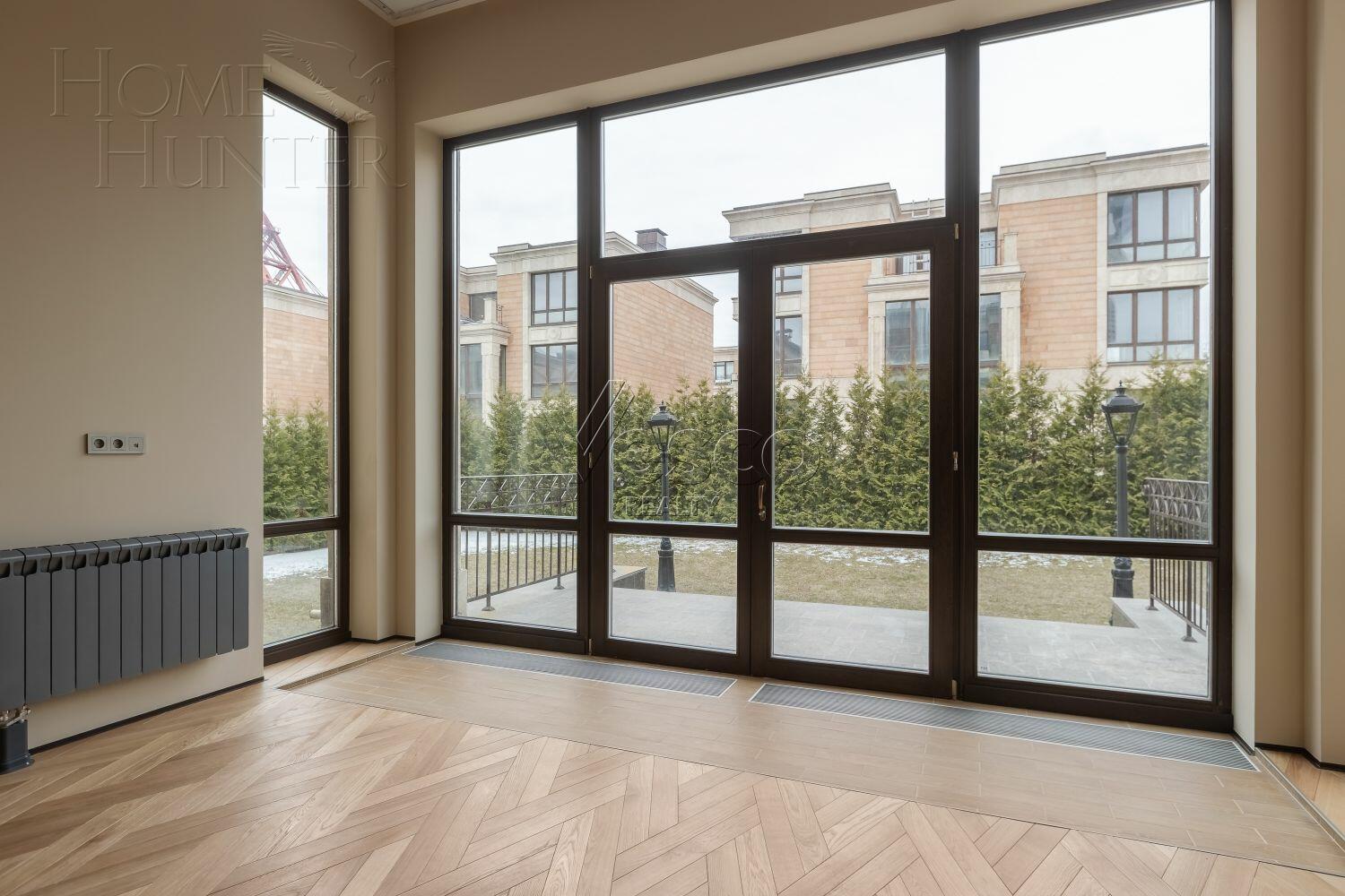 4-КОМН. АПАРТАМЕНТЫ БЕЗ ОТДЕЛКИ 181 М² НА 1 ЭТАЖЕ