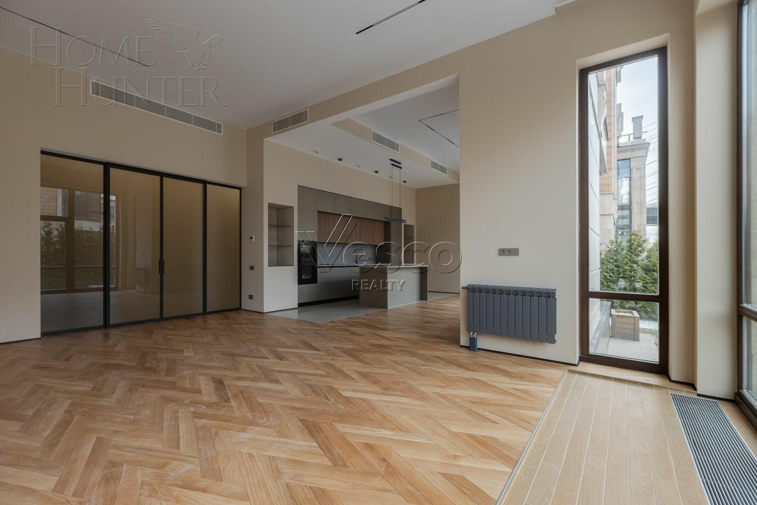 4-КОМН. АПАРТАМЕНТЫ БЕЗ ОТДЕЛКИ 181 М² НА 1 ЭТАЖЕ
