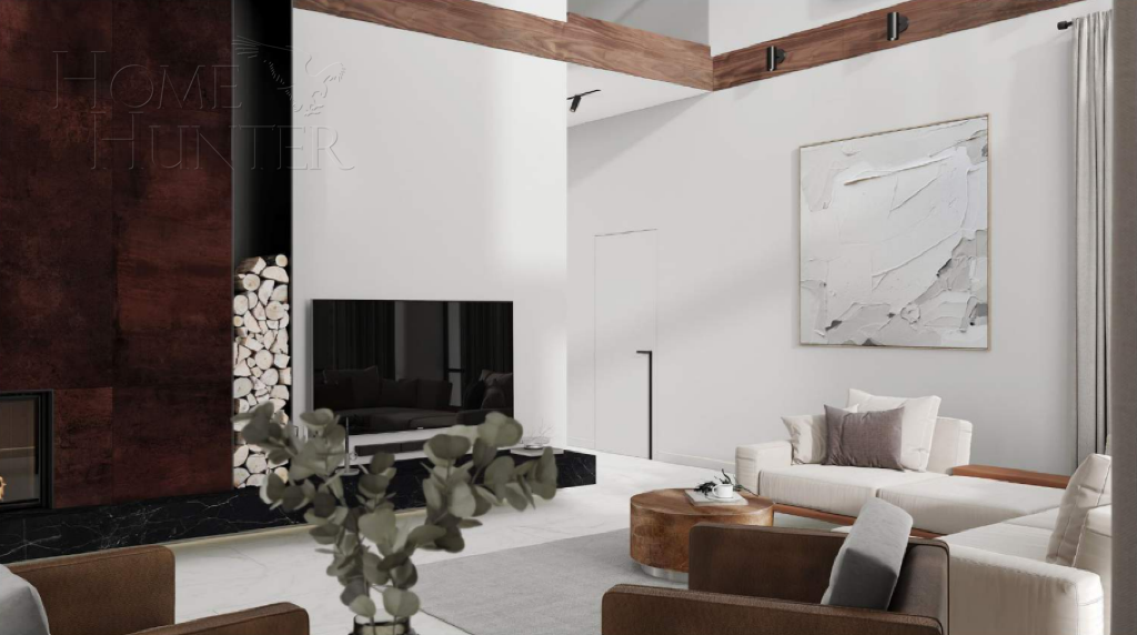 2-этажный коттедж 520 м² без отделки