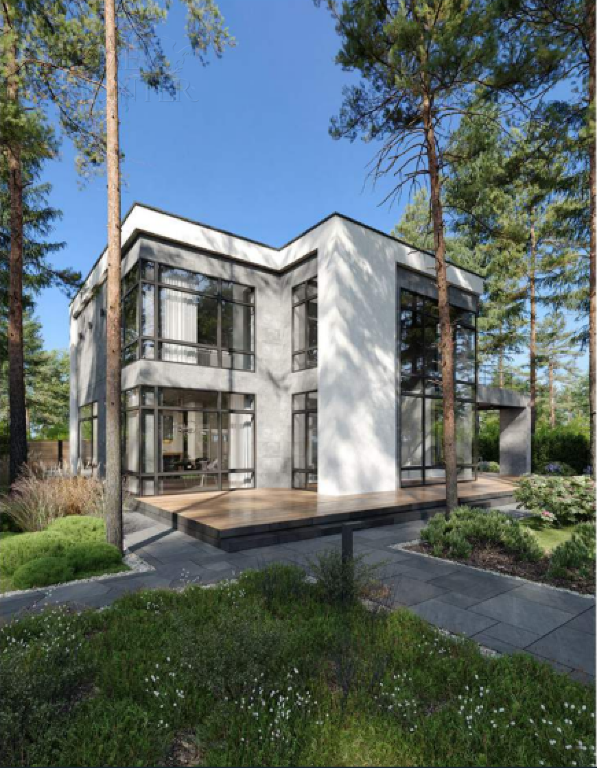 2-этажный коттедж 520 м² без отделки