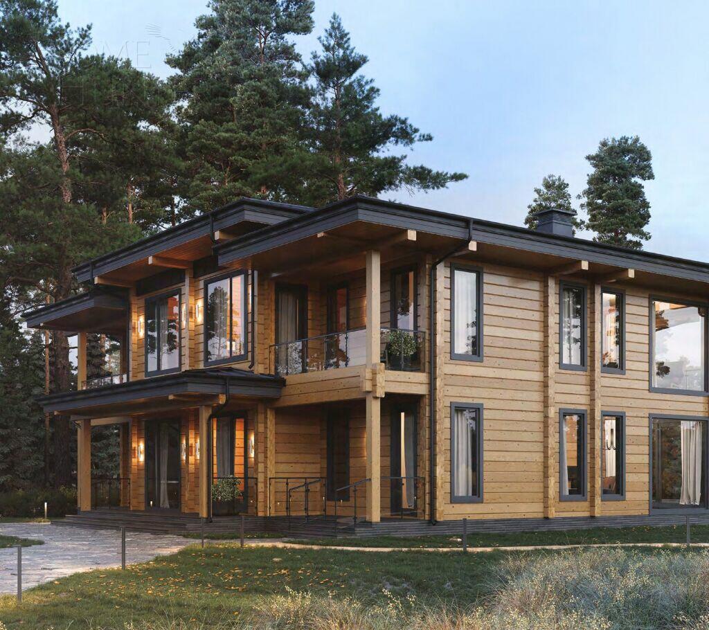 2-этажный коттедж 550 м² с отделкой