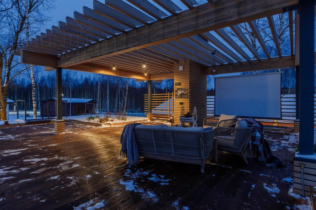 1-этажный коттедж 190 м² с отделкой