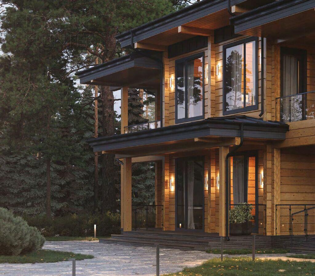 2-этажный коттедж 550 м² с отделкой