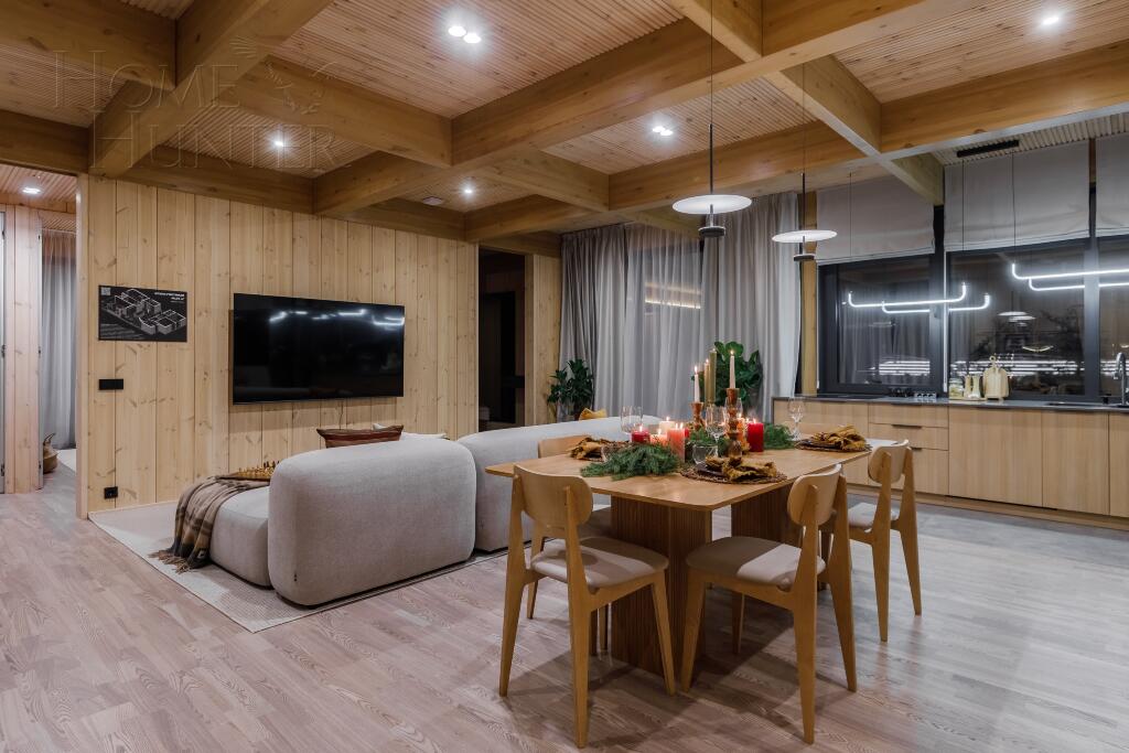 1-этажный коттедж 190 м² с отделкой