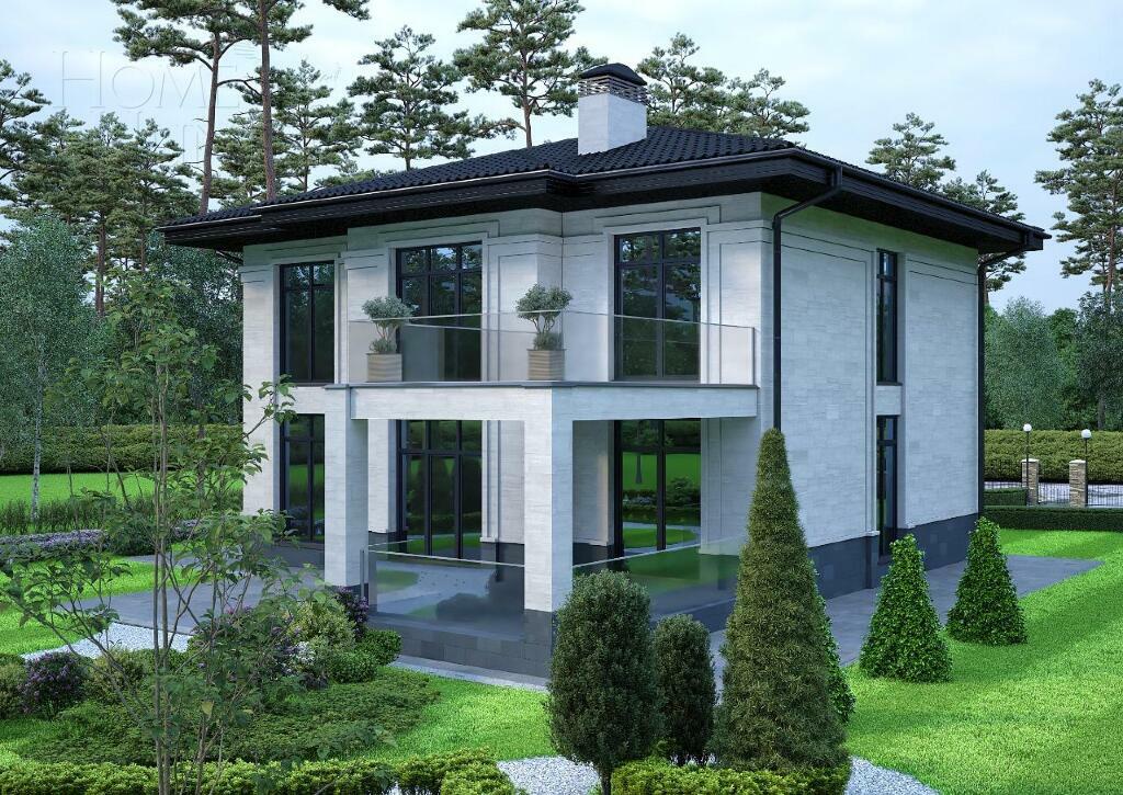2-этажный коттедж 307 м² без отделки
