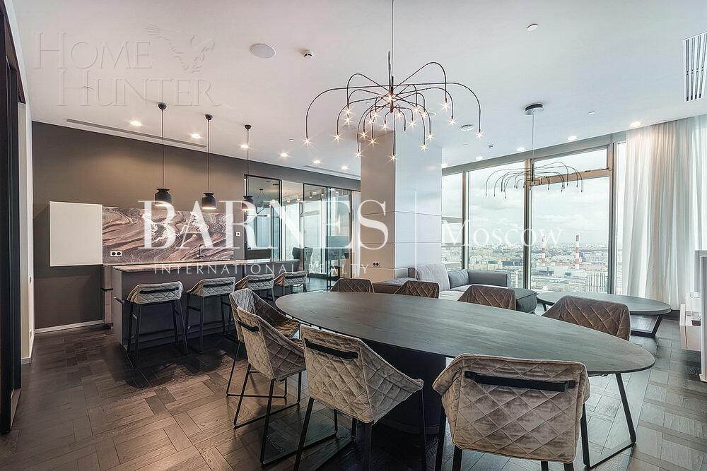 4-КОМН. АПАРТАМЕНТЫ С ОТДЕЛКОЙ 175.2 М² НА 40 ЭТАЖЕ