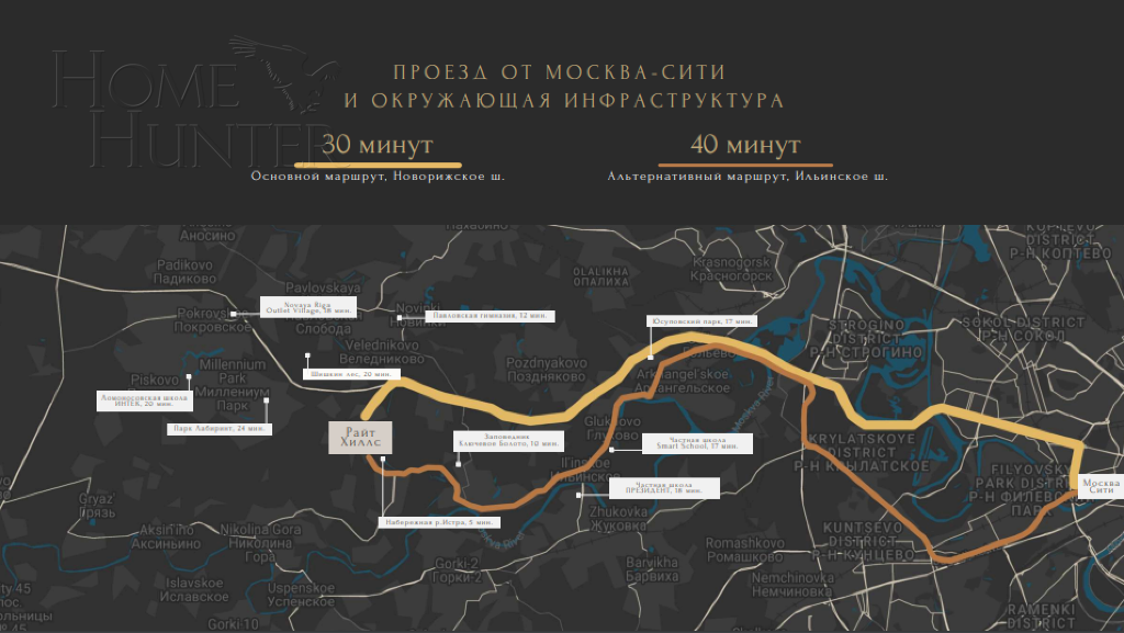 2-этажный коттедж 505 м² с отделкой