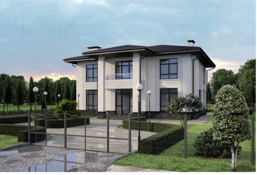 2-этажный коттедж 276.42 м² без отделки