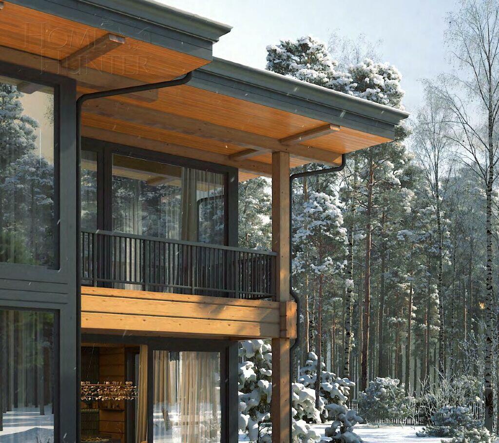 2-этажный коттедж 550 м² с отделкой