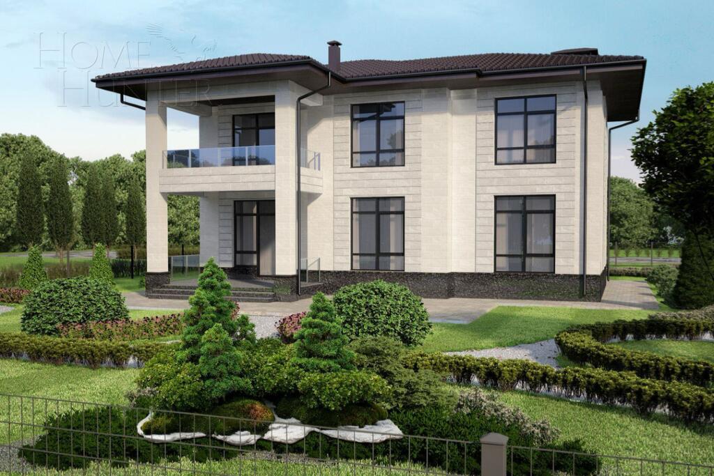 2-этажный коттедж 276.42 м² без отделки