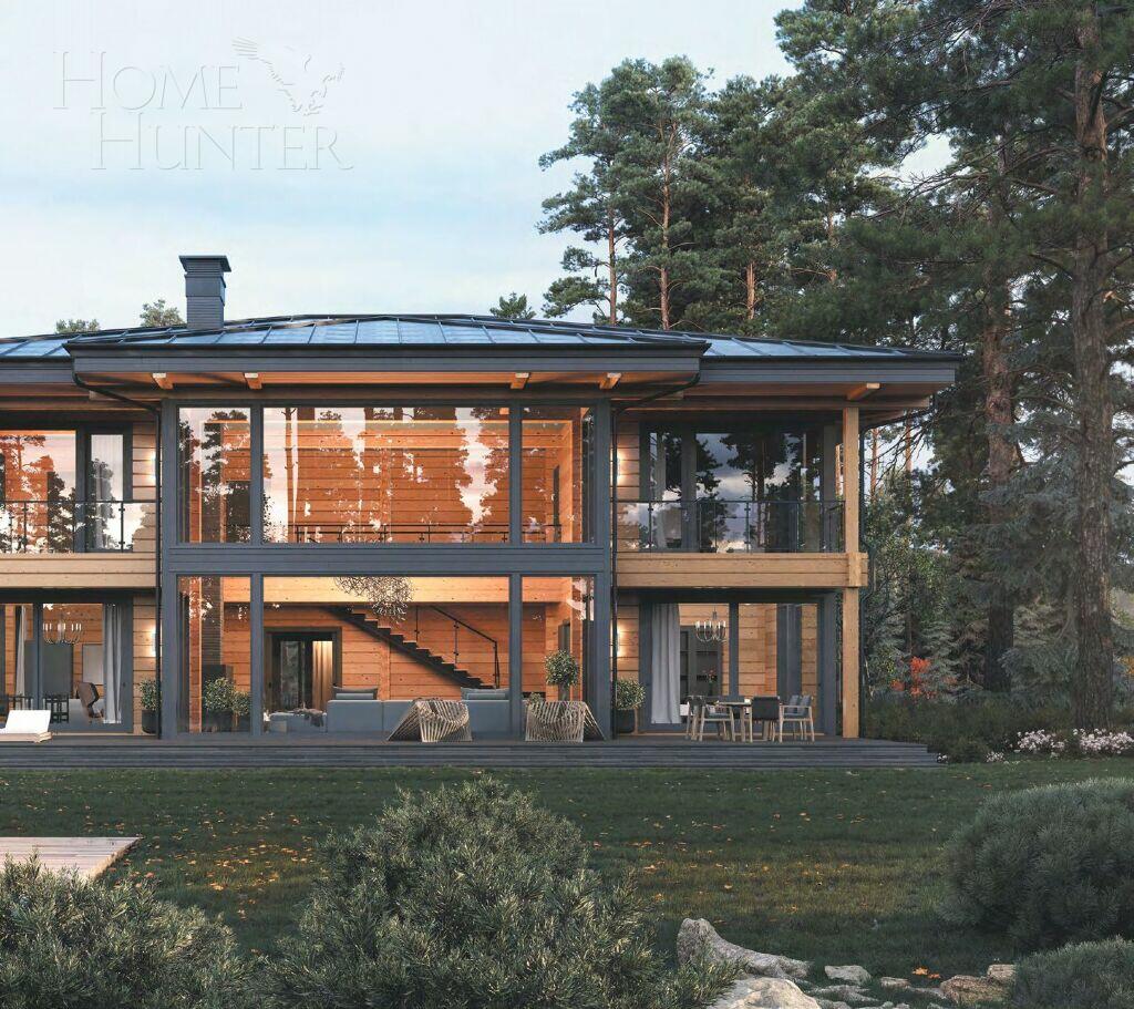 2-этажный коттедж 550 м² с отделкой