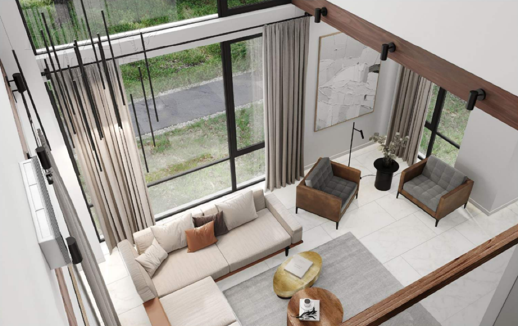 2-этажный коттедж 520 м² без отделки