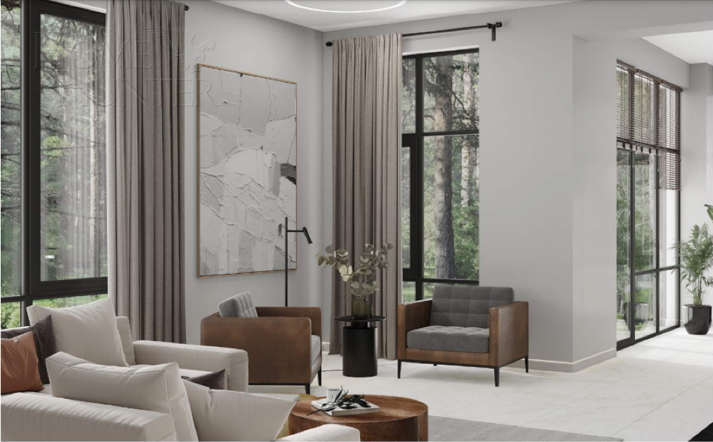 2-этажный коттедж 520 м² без отделки