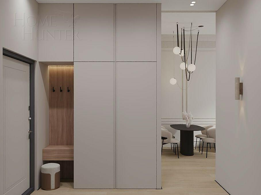 3-КОМН. ПЕНТХАУС С ОТДЕЛКОЙ 69 М² НА 20 ЭТАЖЕ