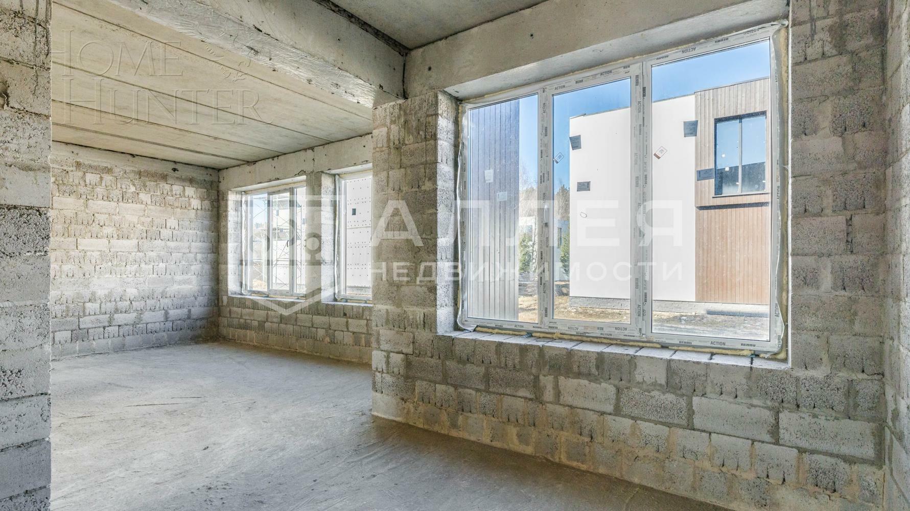 2-этажный коттедж 250 м² без отделки