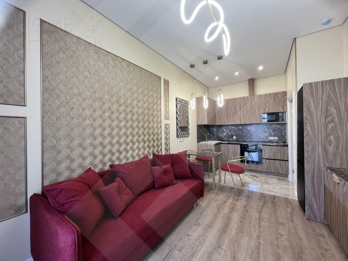 1-КОМН. АПАРТАМЕНТЫ С ОТДЕЛКОЙ 38 М² НА 9 ЭТАЖЕ