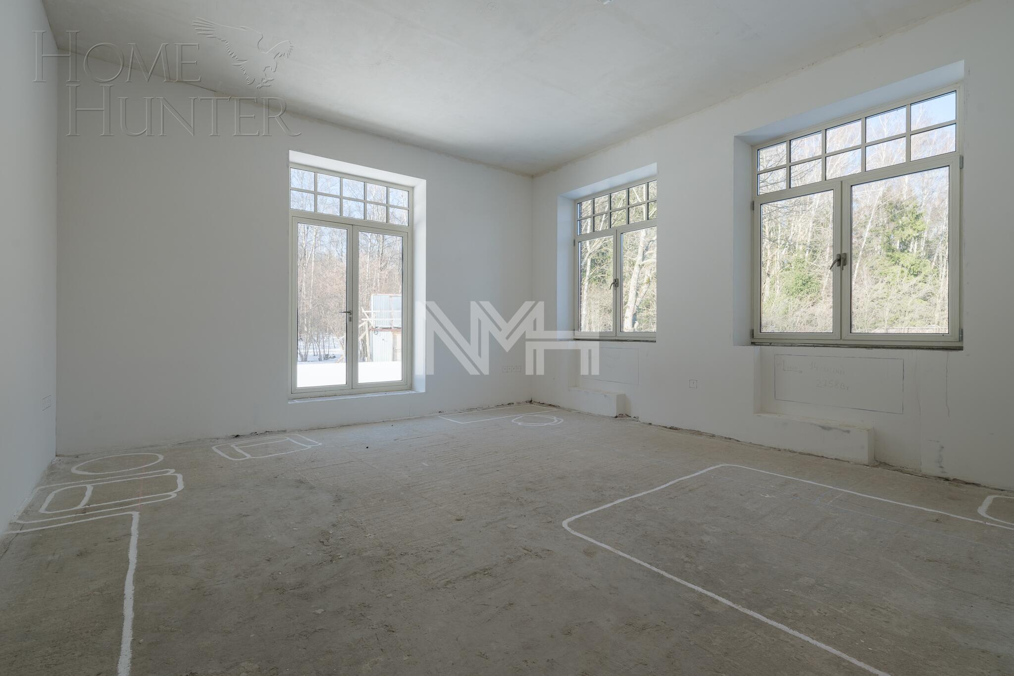 2-этажный коттедж 1 660 м² без отделки
