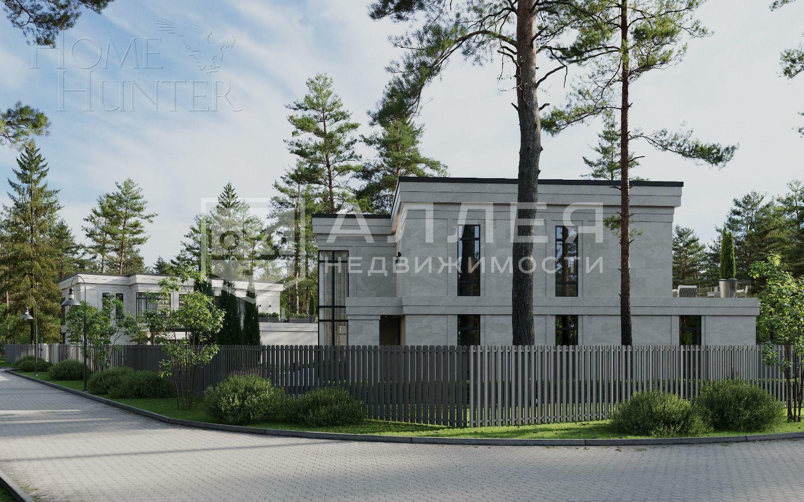 2-этажный коттедж 638 м² без отделки