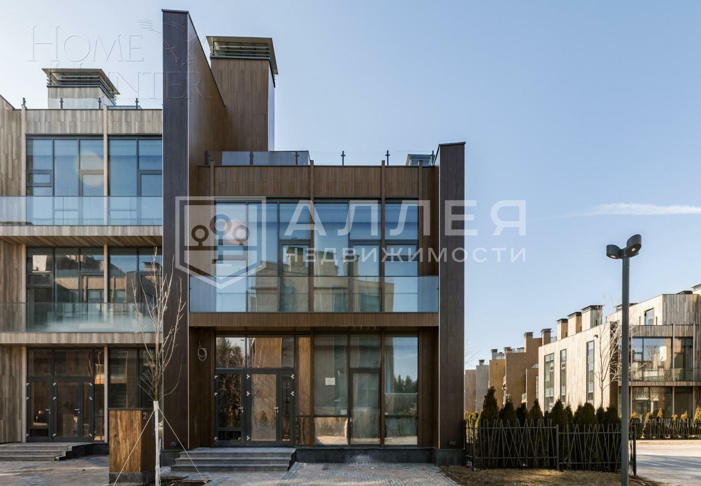 3-этажный таунхаус 170 м² без отделки