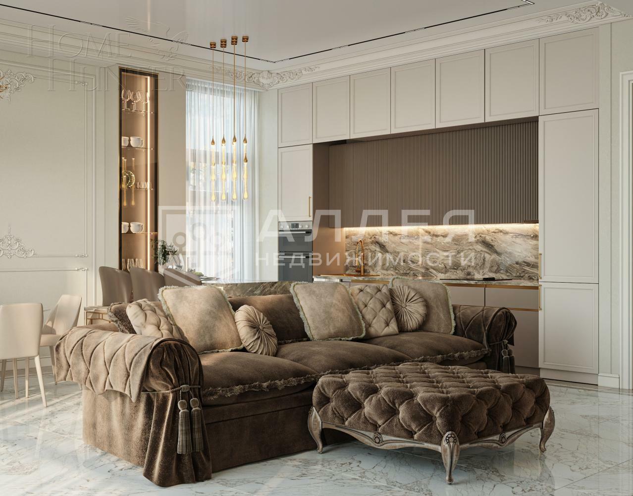 3-этажный таунхаус 170 м² без отделки