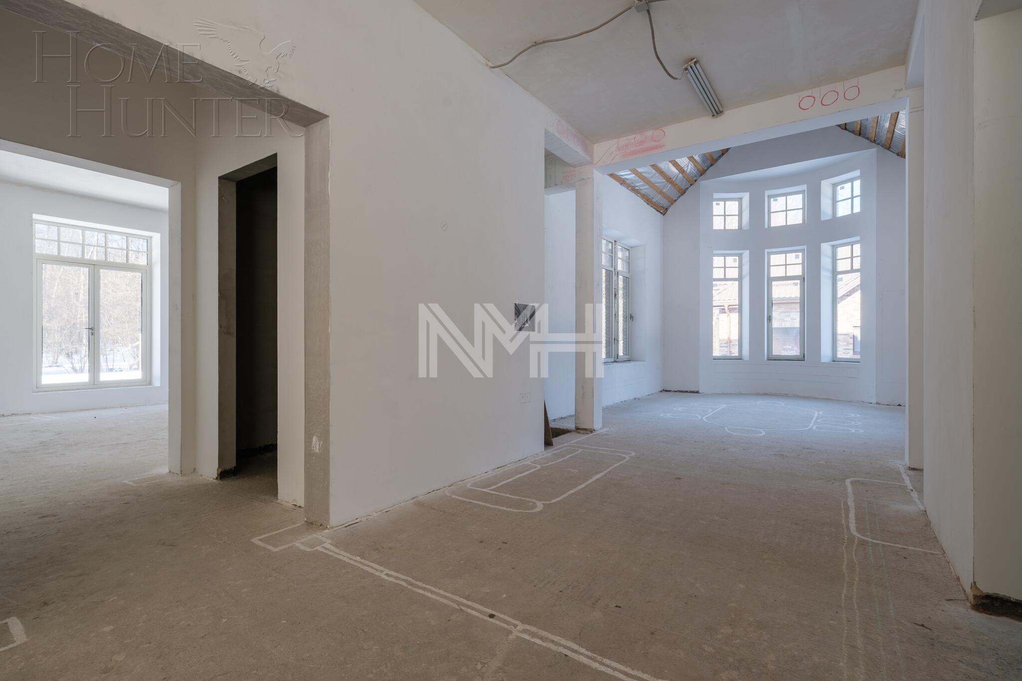 2-этажный коттедж 1 660 м² без отделки