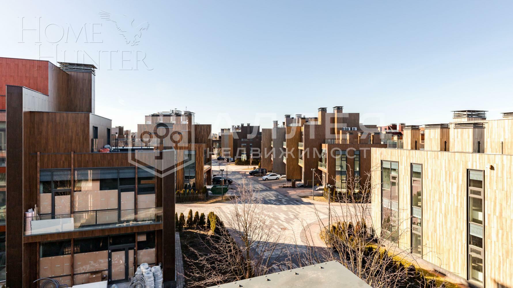 3-этажный таунхаус 170 м² без отделки