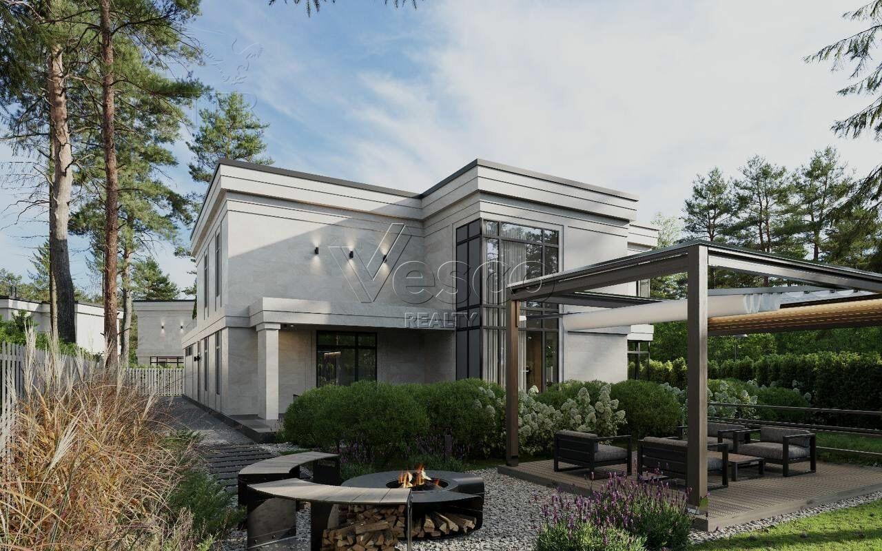 2-этажный коттедж 520 м² без отделки