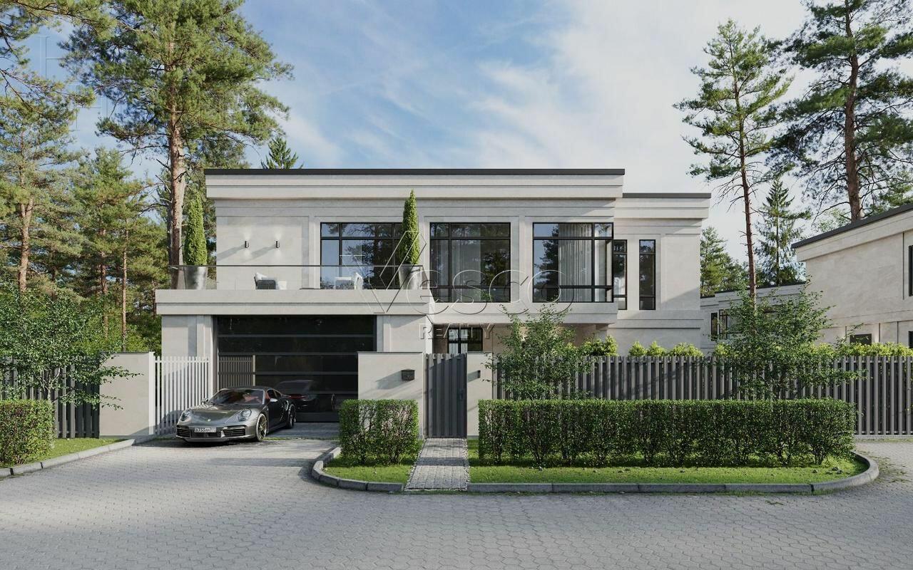 2-этажный коттедж 520 м² без отделки