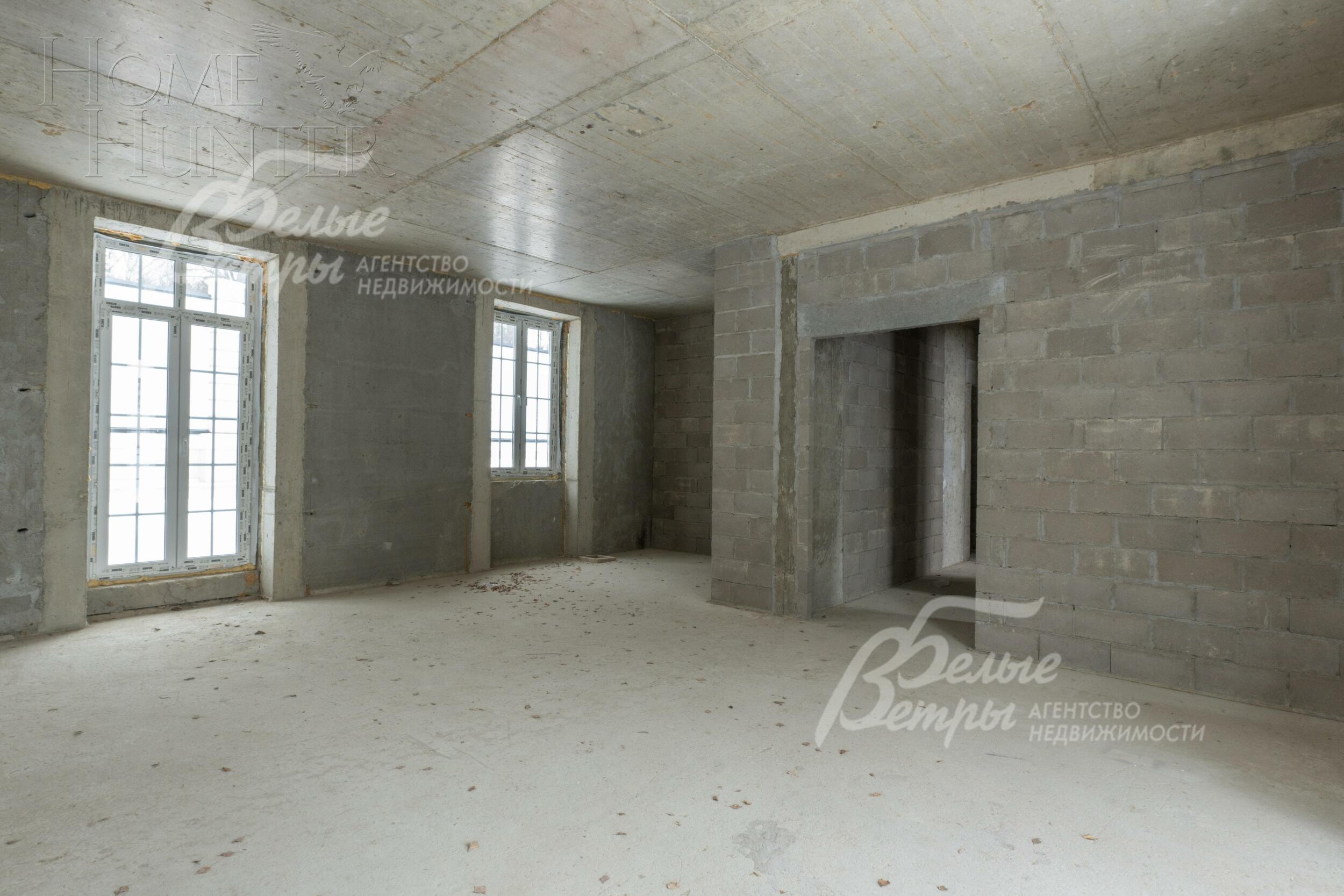 2-этажный коттедж 260 м² без отделки