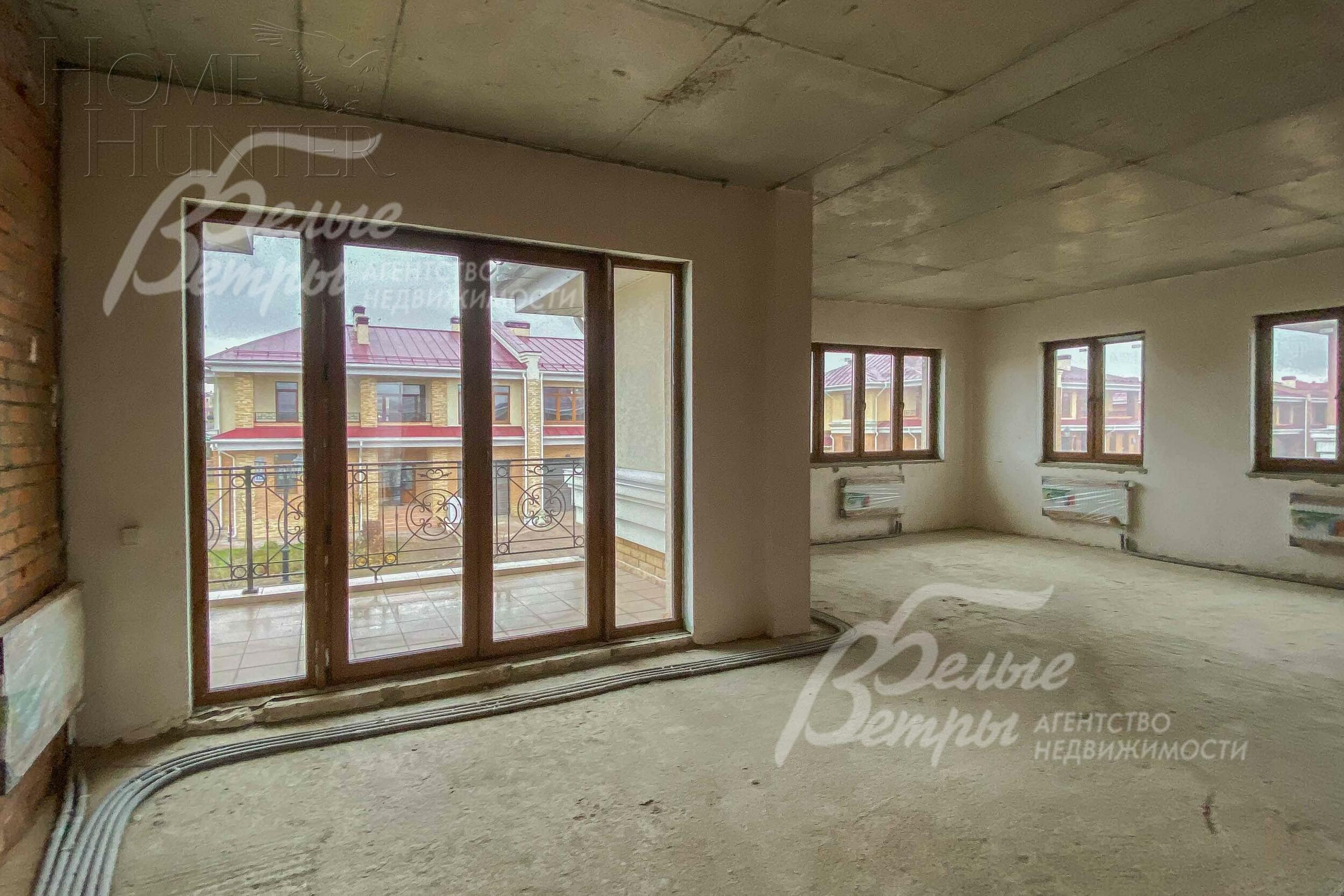 2-этажный коттедж 460 м² без отделки