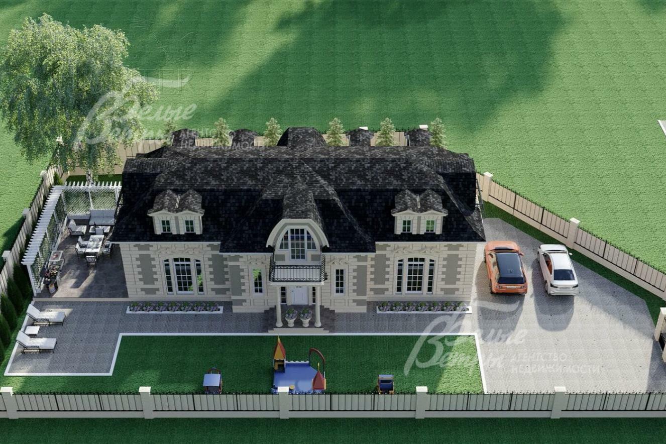 2-этажный коттедж 260 м² без отделки