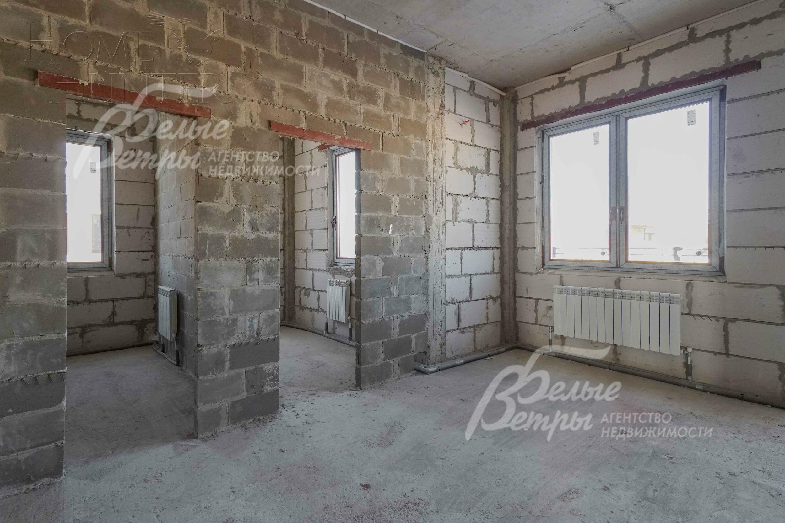 2-этажный коттедж 855 м² без отделки