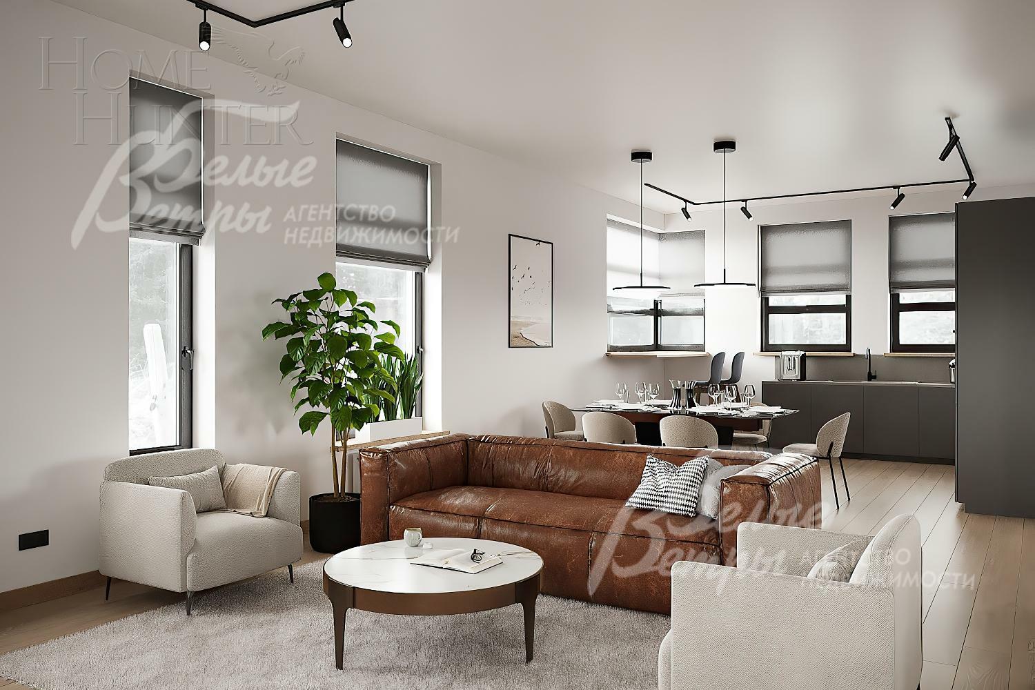 2-этажный коттедж 310 м² с отделкой