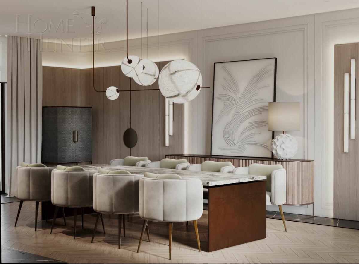 2-этажный коттедж 1 133 м² без отделки