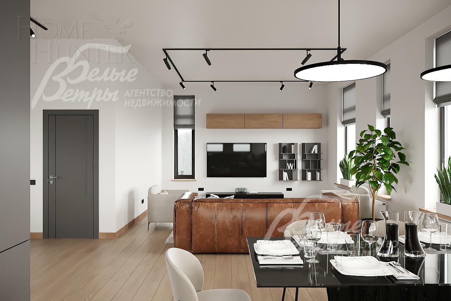 2-этажный коттедж 310 м² с отделкой