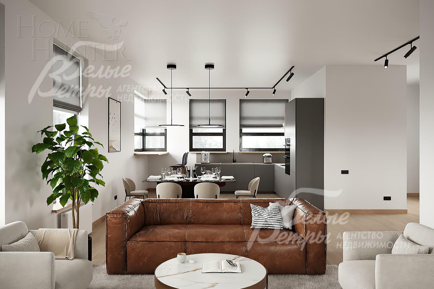 2-этажный коттедж 310 м² с отделкой