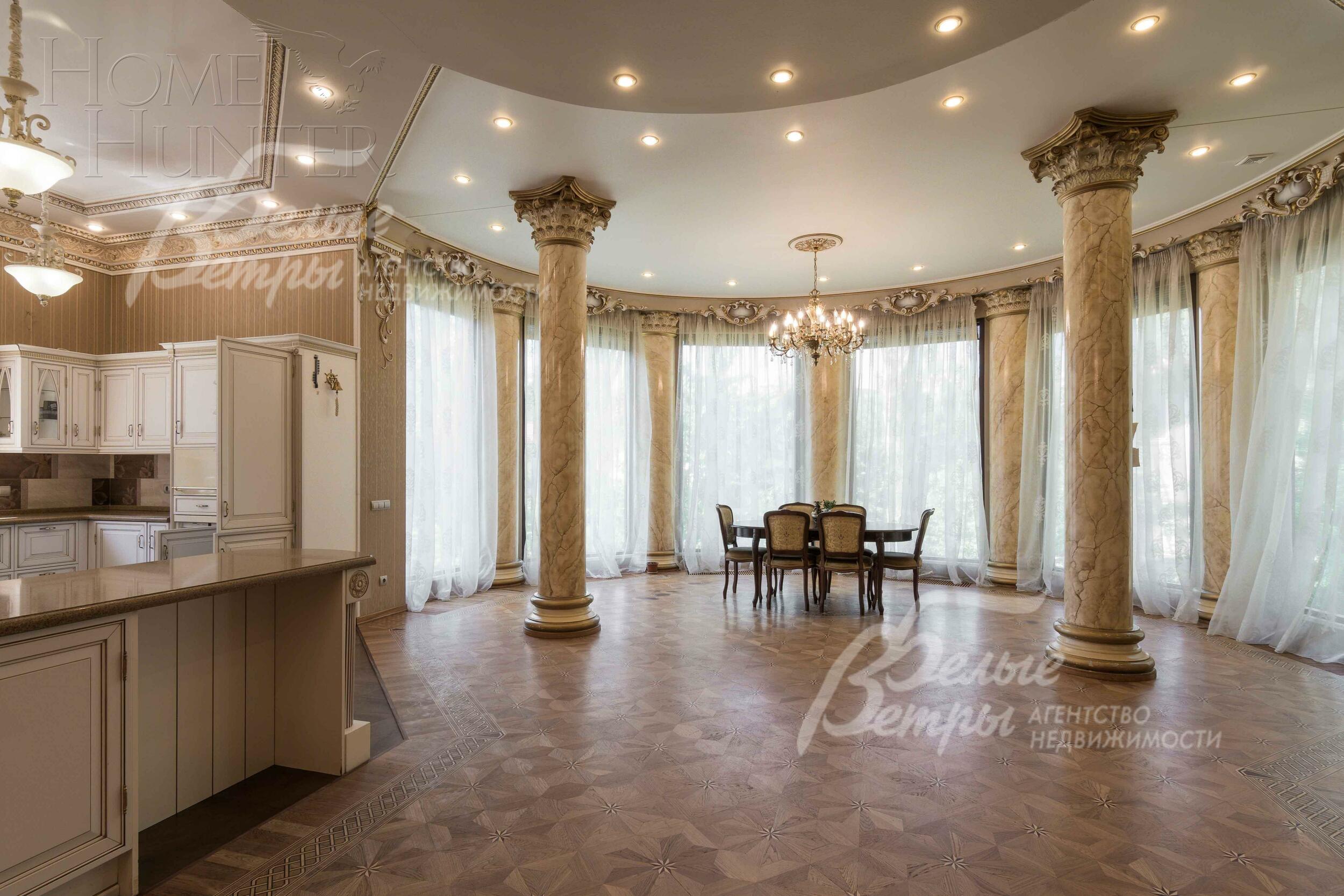 2-этажный коттедж 1 105 м² с отделкой