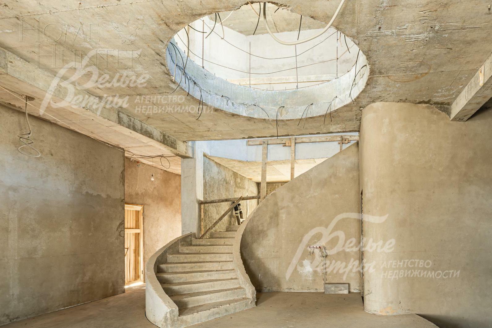 2-этажный коттедж 1 190 м² без отделки