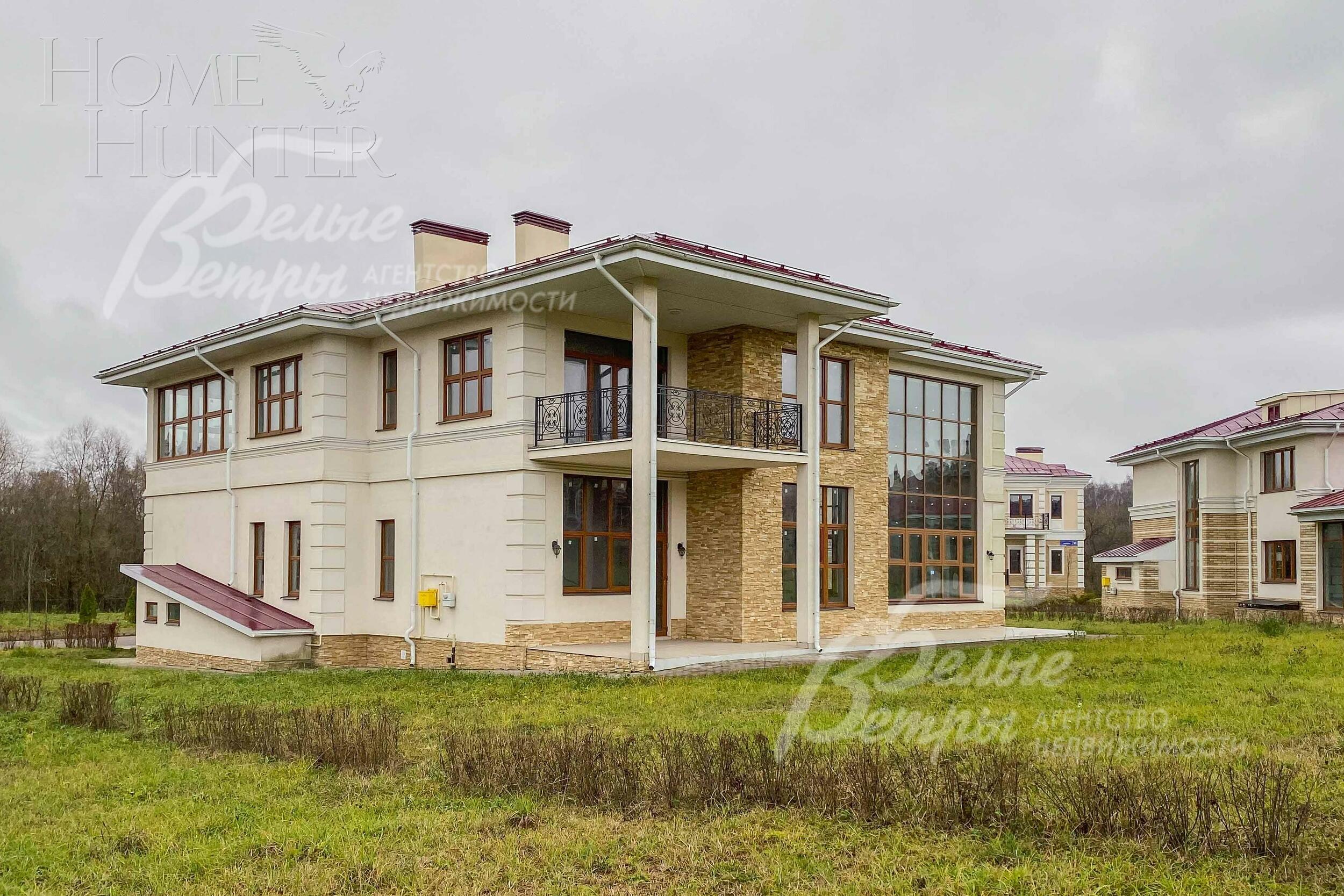 2-этажный коттедж 521 м² без отделки