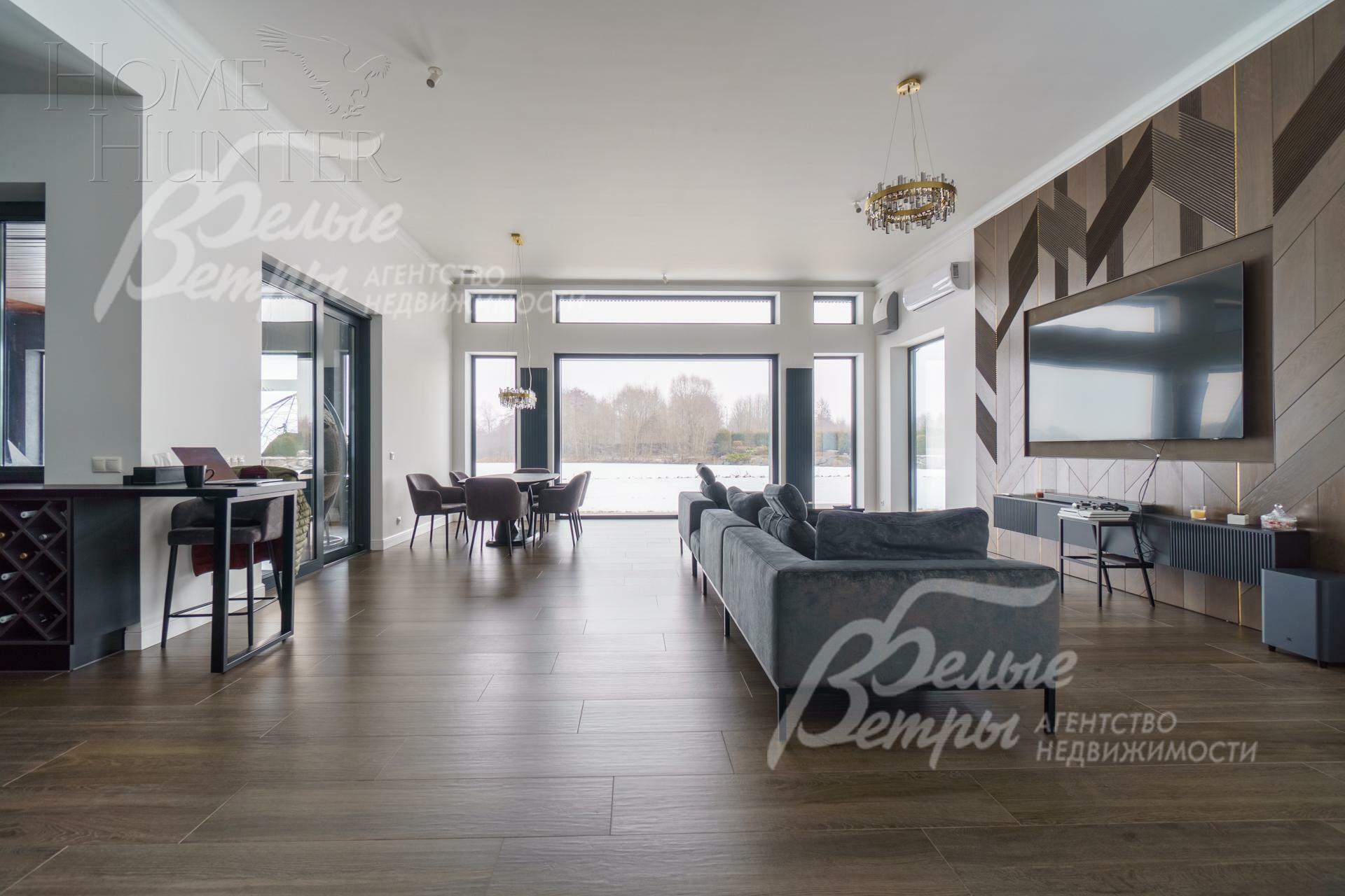 1-этажный коттедж 300 м² с отделкой