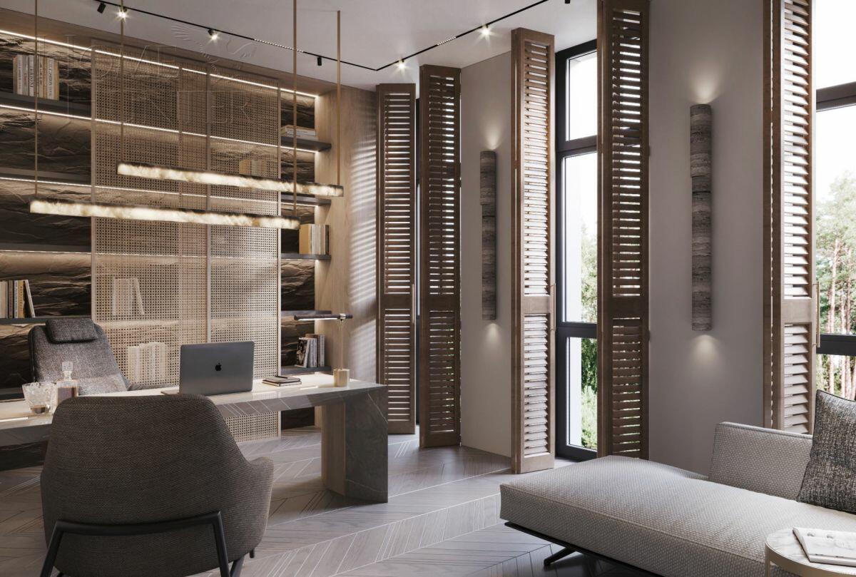 2-этажный коттедж 1 133 м² без отделки